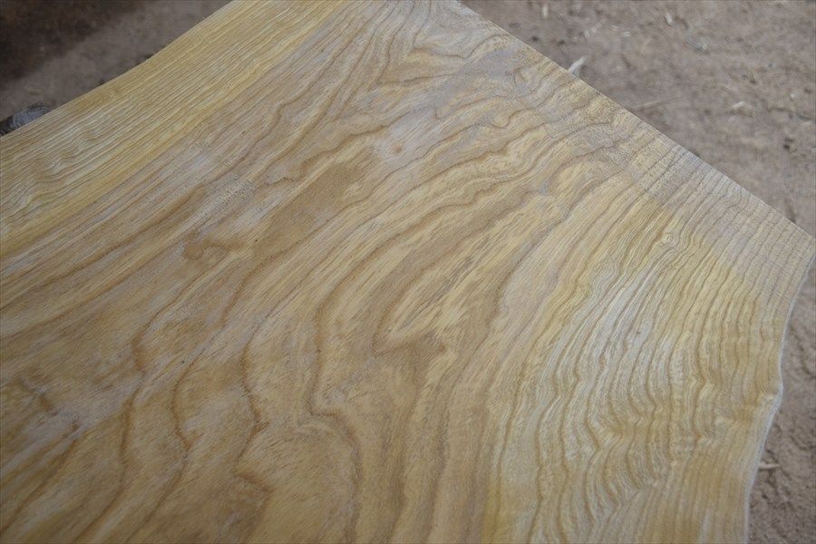 アウトレット セン(栓)の一枚板 長さ約95cm 幅約42～54cm 厚さ約5.7cm