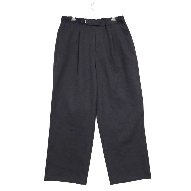 【品】 GRAPHPAPER グラフペーパー SCALE OFF WOOL WIDE CHEF PANTS GM243-40173B スケール オフ ウール ワイド シェフパンツ ボトムス 【151-260112-as-21-izu】