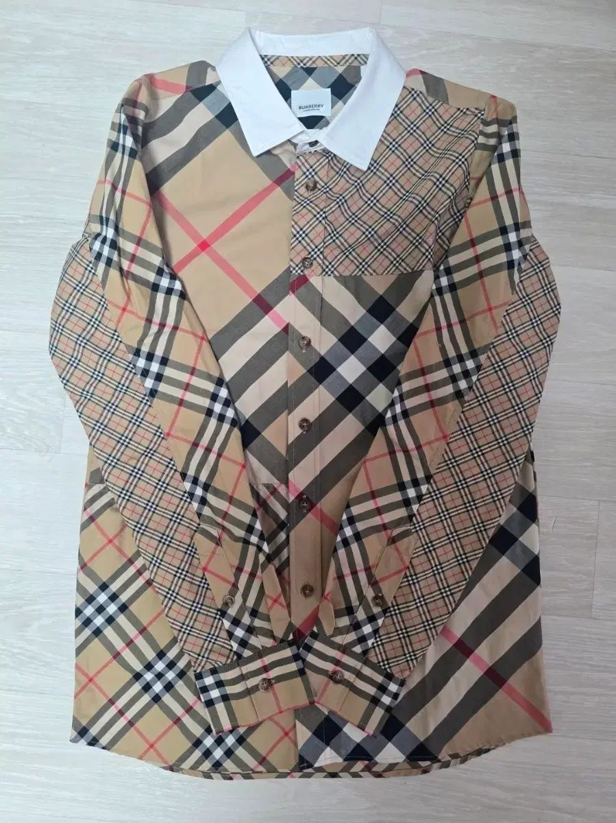 バーバリー チルドレン チェック シャツ