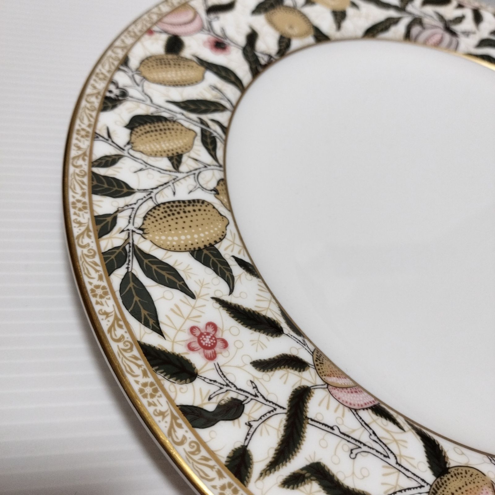 中古食器「ニッコー ウィリアムモリス プレート 1枚」約27cm パーティ