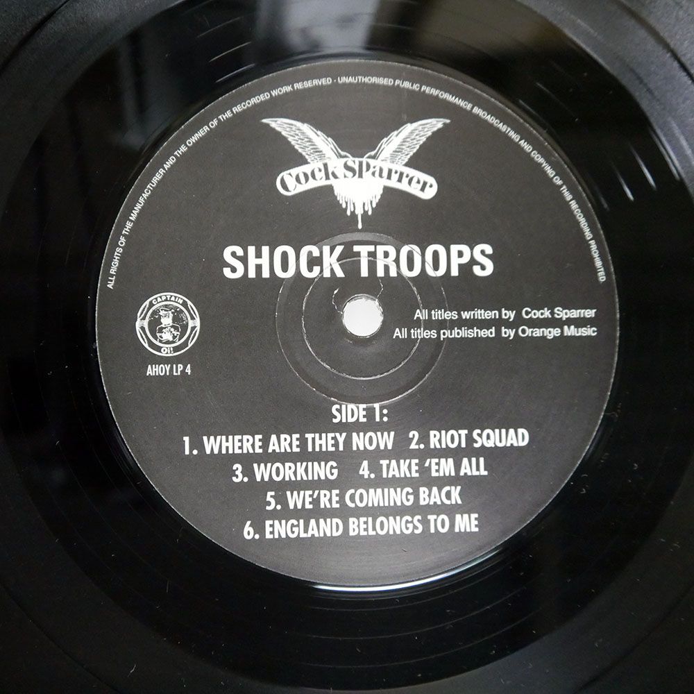 ヤ*ン様 レアCock Sparrer Shock Troops帯付きレコード ヤ*ン様 レアCock Sparrer Shock Troops帯付きレコード Cock Sparrer