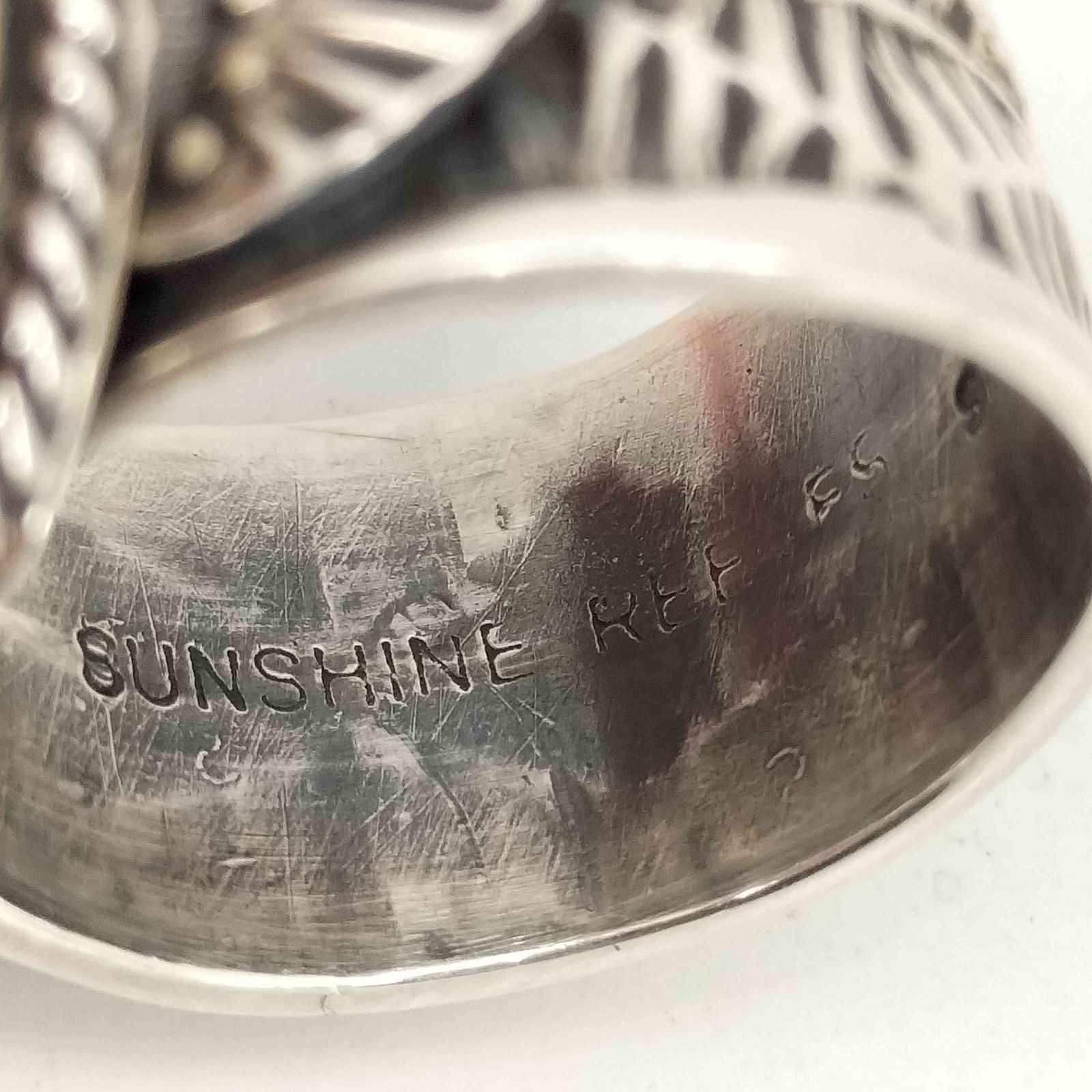 ユーズドフルギ USED古着 Sunshine Reeves sterling刻印 ターコイズ 