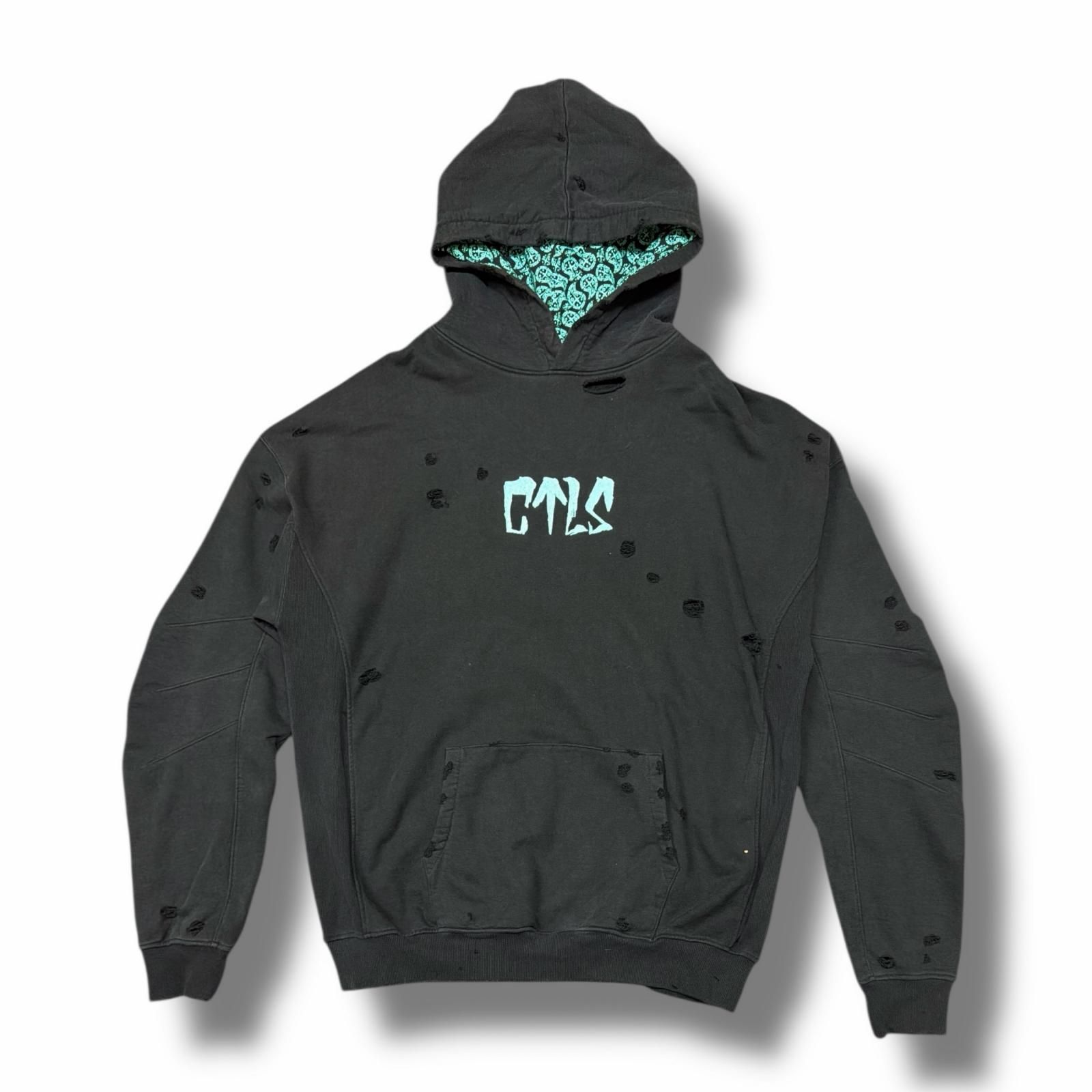 CVTVLIST 3D LOGO USUAL HOODIE 刺繍ロゴ スウェットフーディー