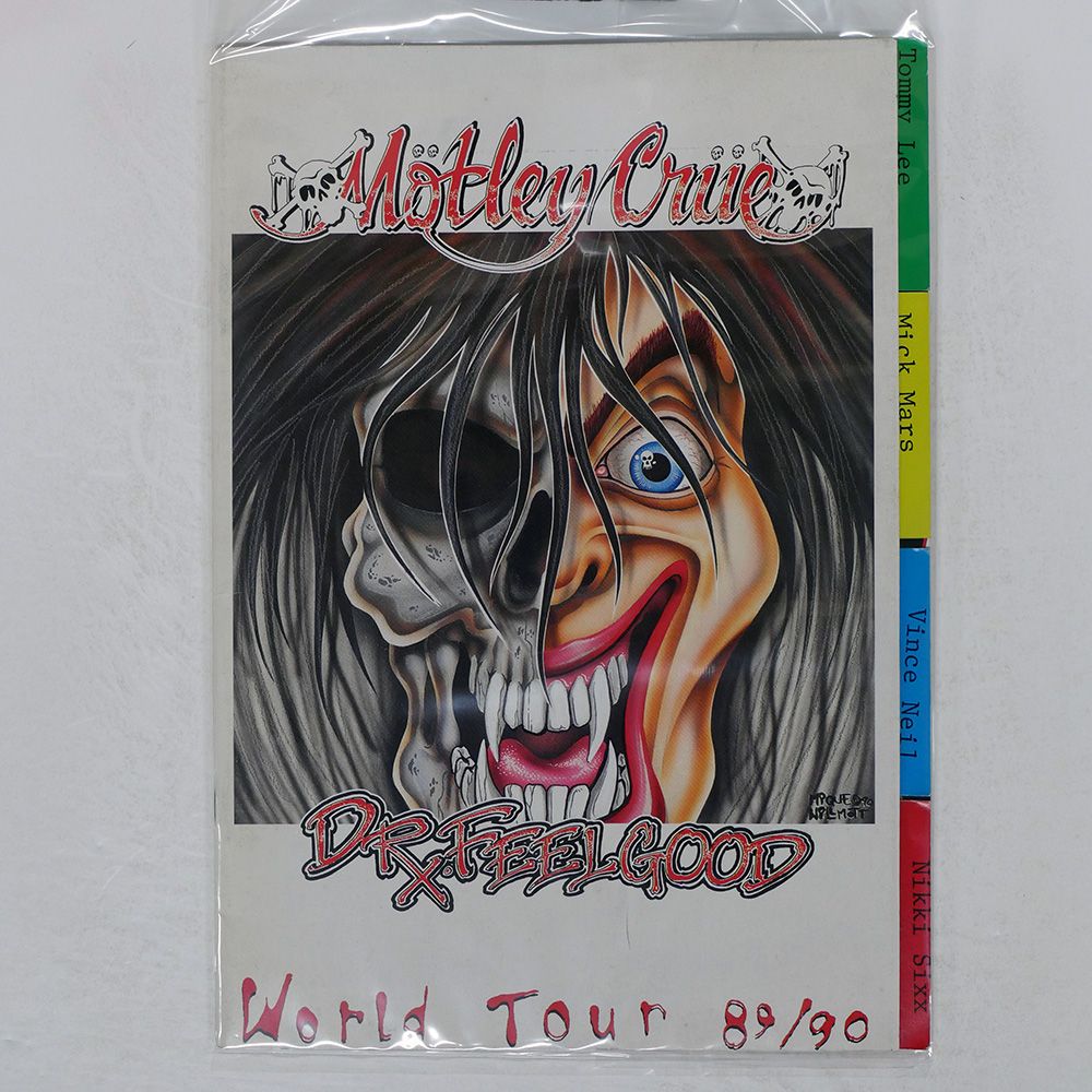 モトリークルー/WORLD TOUR 89/90 パンフレット/NOT ON LABEL