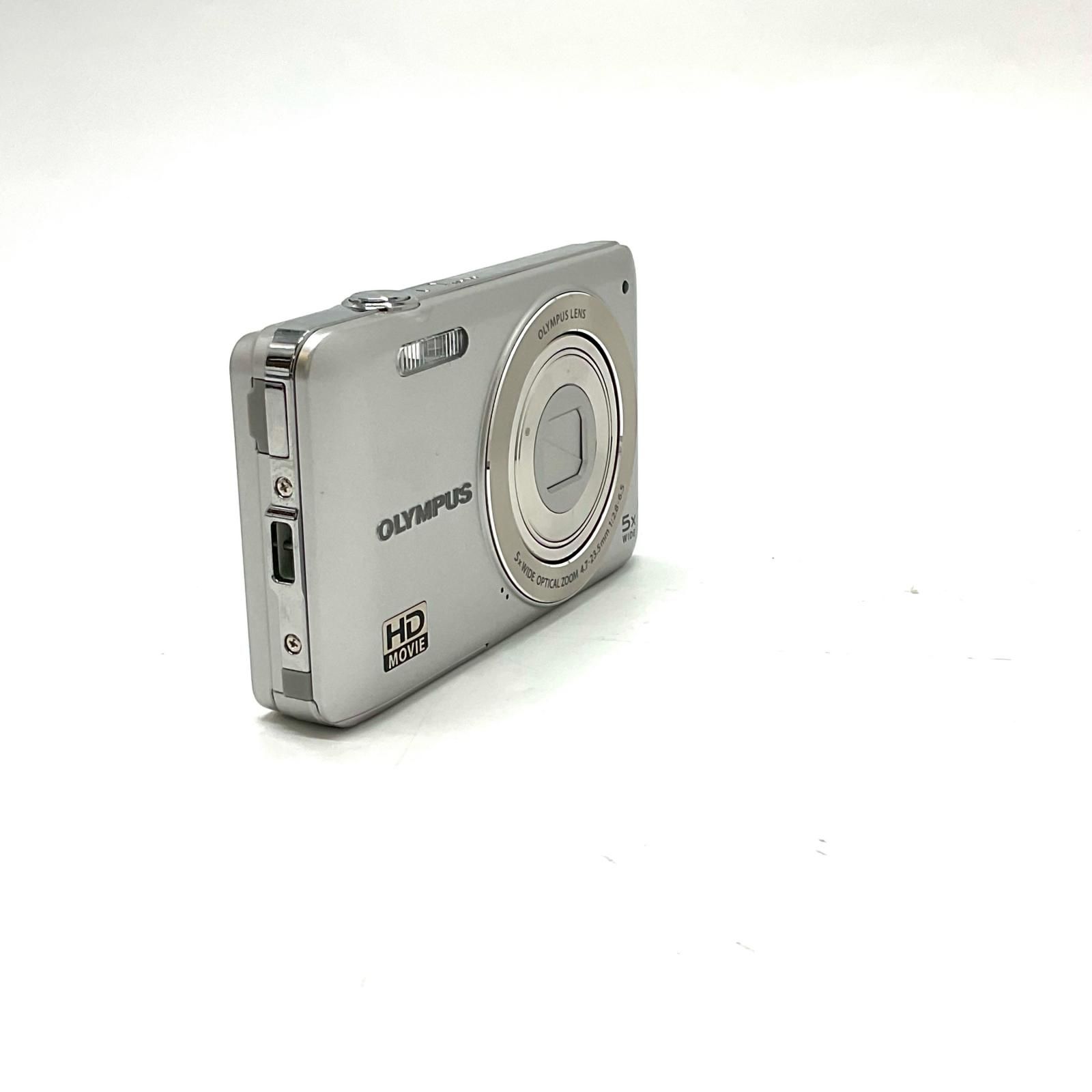 OLYMPUS コンパクトデジタルカメラ VG VG-120 シルバー 動作確認済