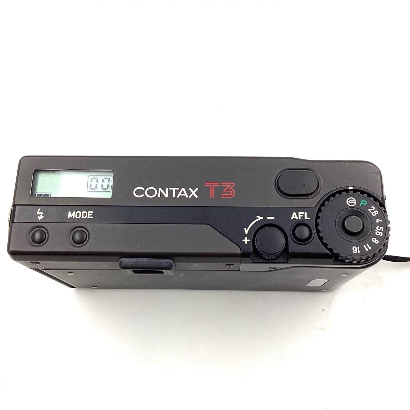 CONTAX T3 ブラック ダブルティース 動作確認済【全額返金保証】【最速