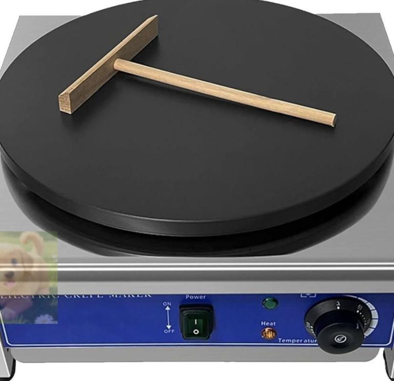 業務用 クレープメーカー 温度調節 50 300℃ 焦げ付き防止ホットプレート 直径40 cmの加熱プレート付き 電気クレープ焼き器 クレープグリドル 電気クレープ機