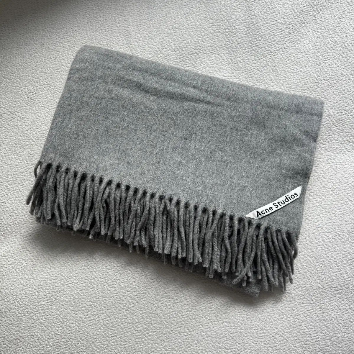Acne Studios アクネストゥディオズ マフラー グレー - メルカリ