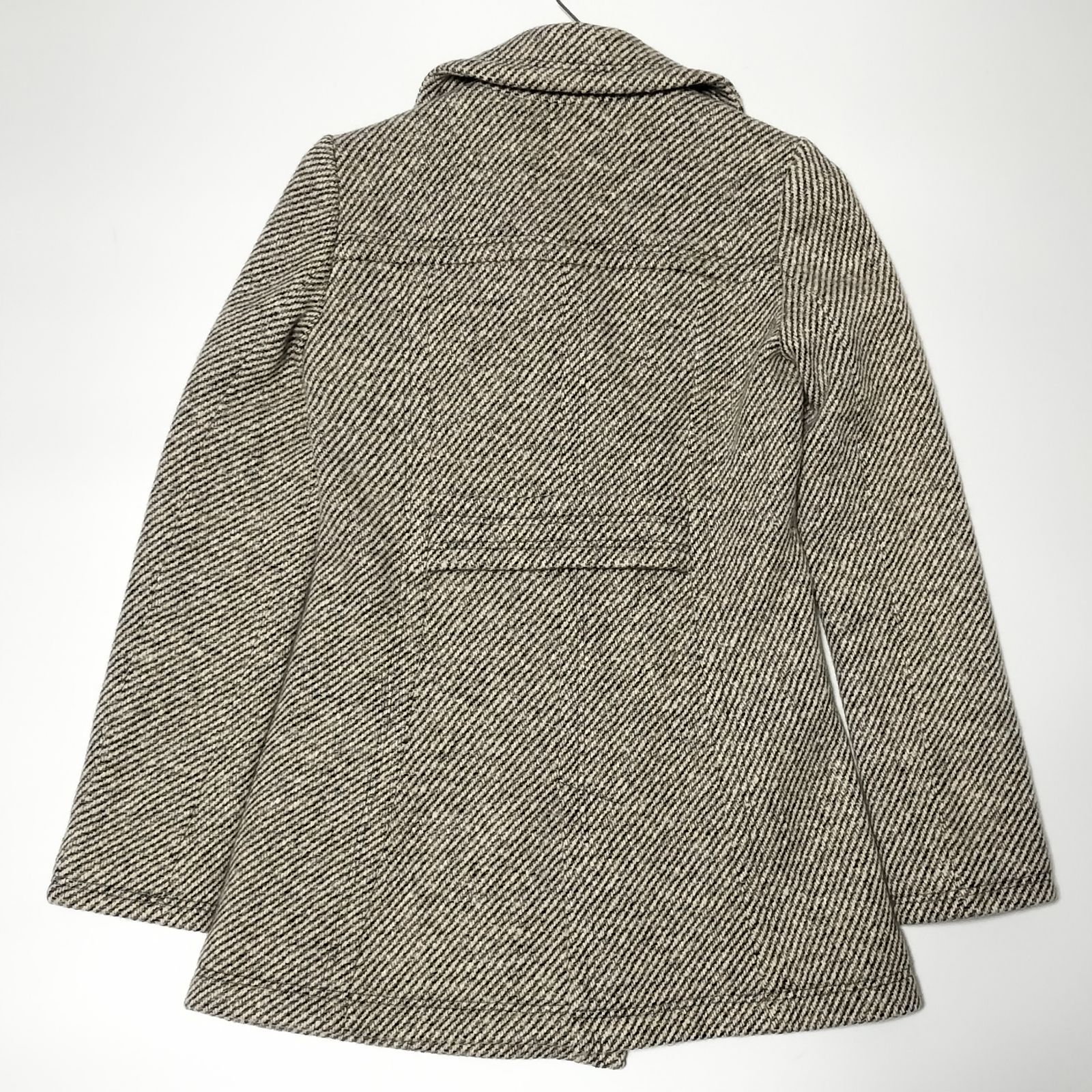 【極美品】BURBERRY グレーピーコート Burberry ピーコート グレー