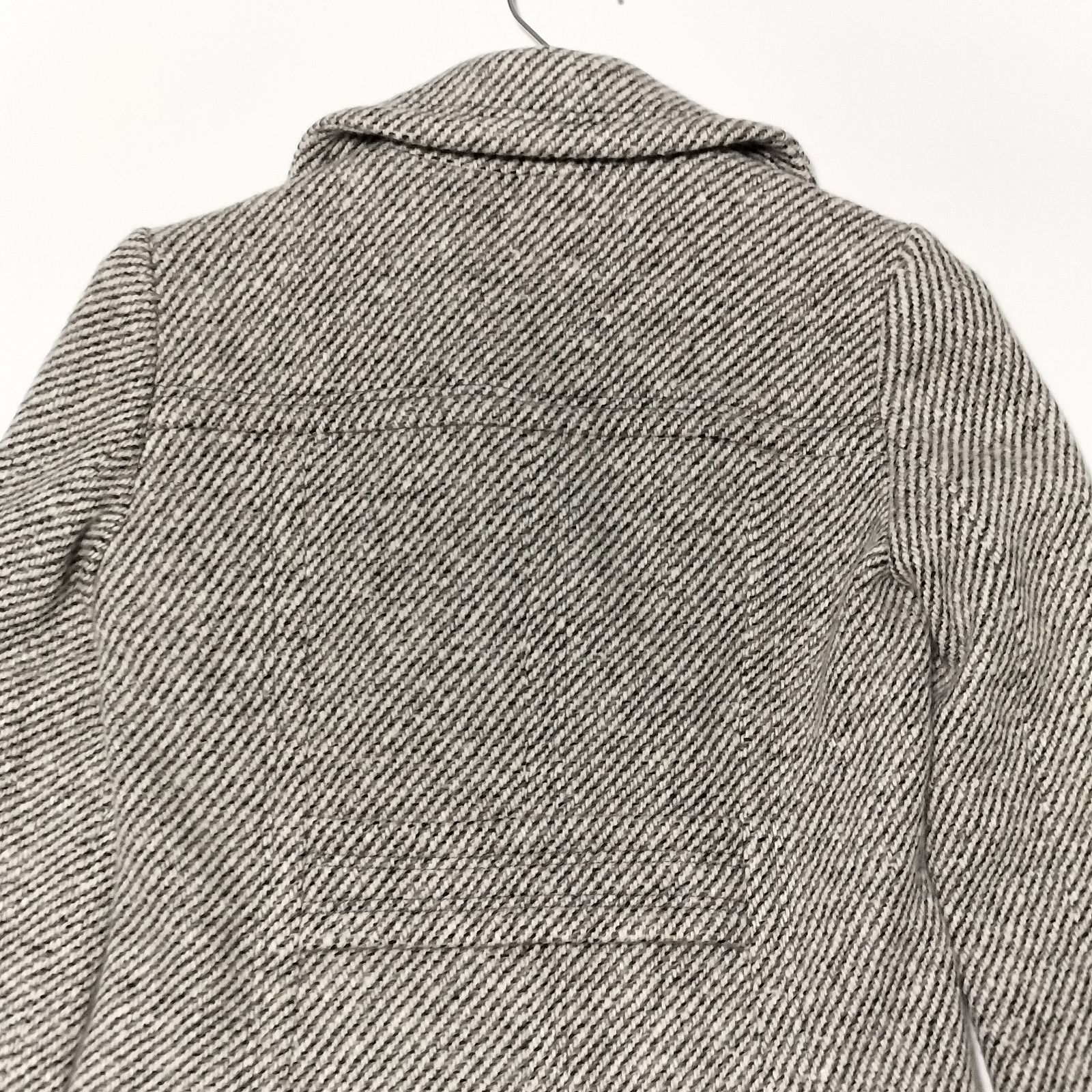 バーバリーブルーレーベル ウールジャケット アンゴラ カシミヤ混 カーキ 日本製 バーバリーブルーレーベル ウールジャケット アンゴラ カシミヤ混