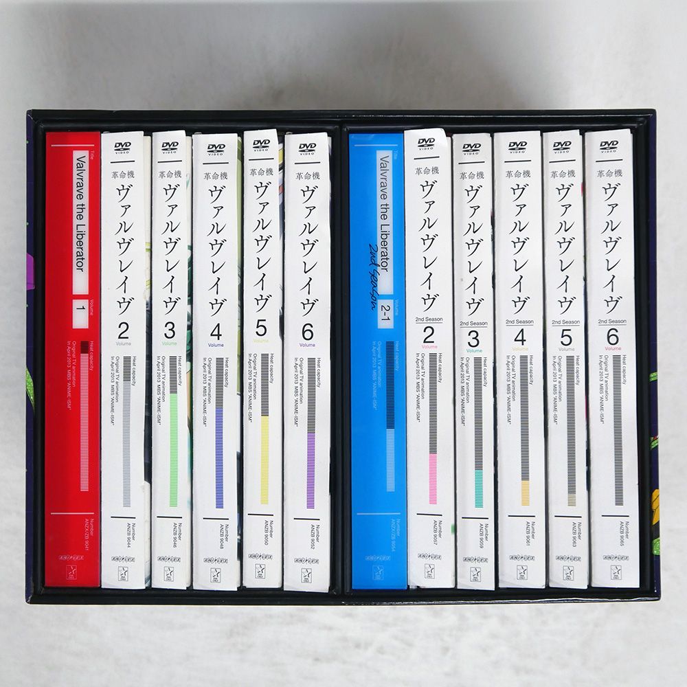 革命機ヴァルヴレイヴ|1 ST 2 ND SEASON 全12巻セット|ANIPLEX ANZX|ZB 9041 DVD □