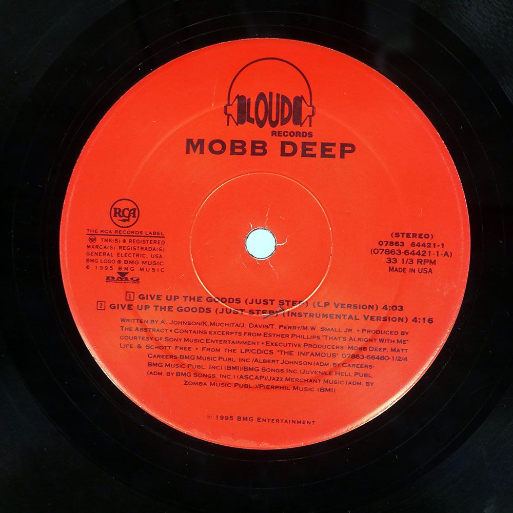 米 US盤 MOBB DEEP/TEMPERATURE'S RISING / GIVE UP THE GOODS/LOUD