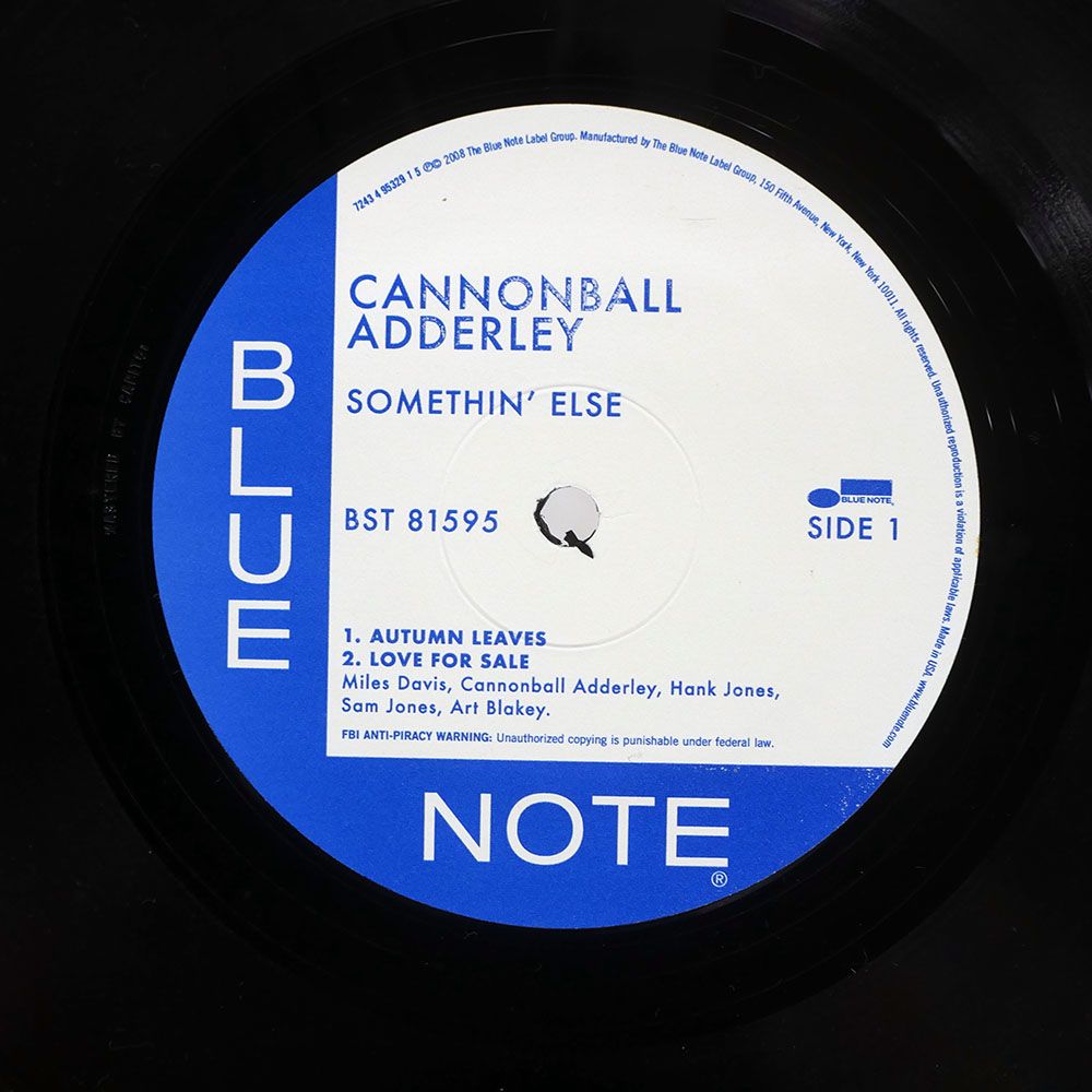 国内盤 キャノンボールアダレイ/サムシンエルス/BLUE NOTE BST81595 LP