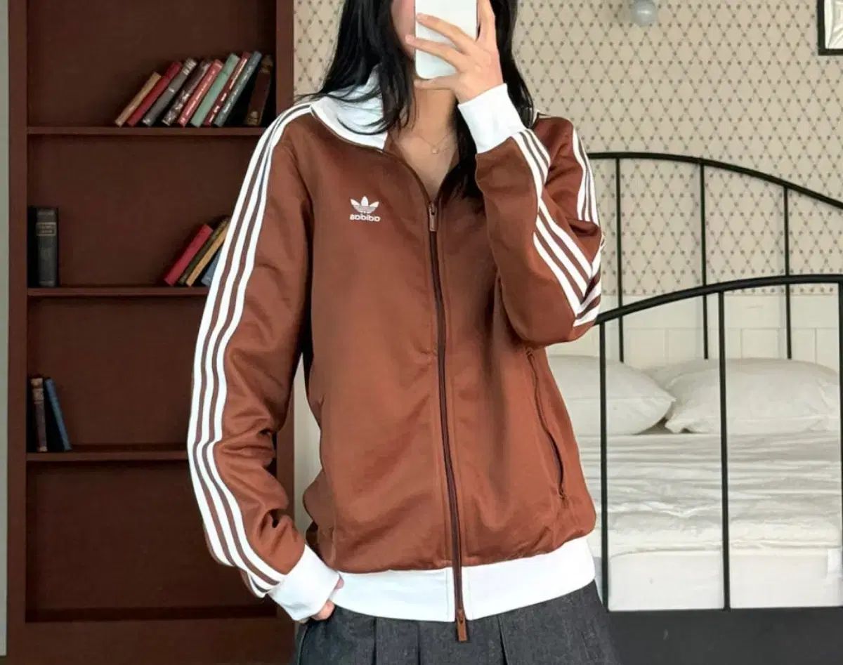 アディダス BECKENBAUER ベッケンバウアー トラックジャージ ブラウン