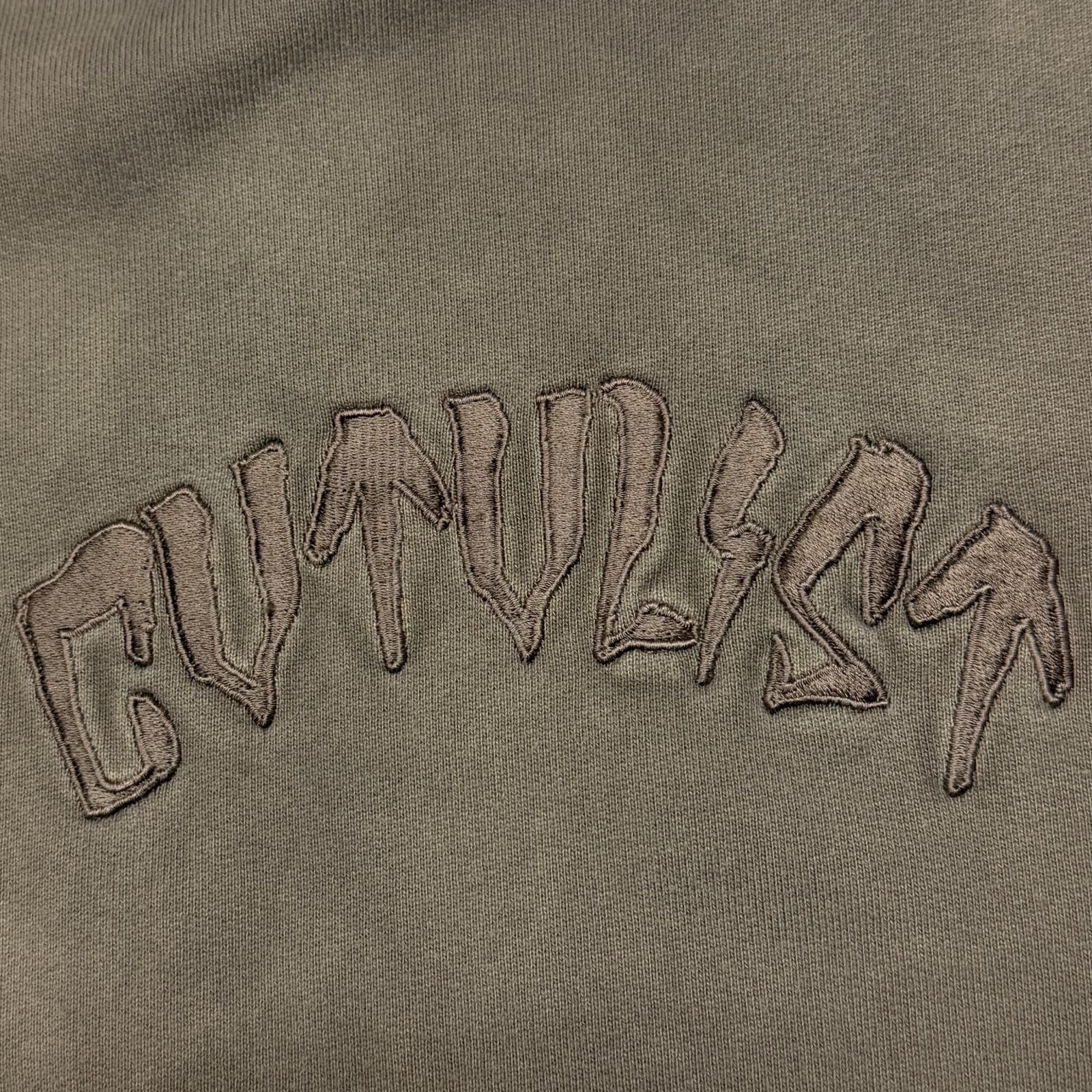 CVTVLIST ロゴ刺繍スウェットパーカー フーディー カタリスト 