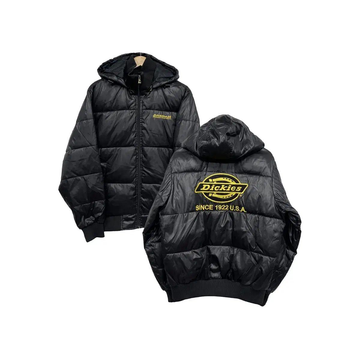 95 ディッキーズ オールドスクール ビックロゴ バックロゴ ダウン アウター