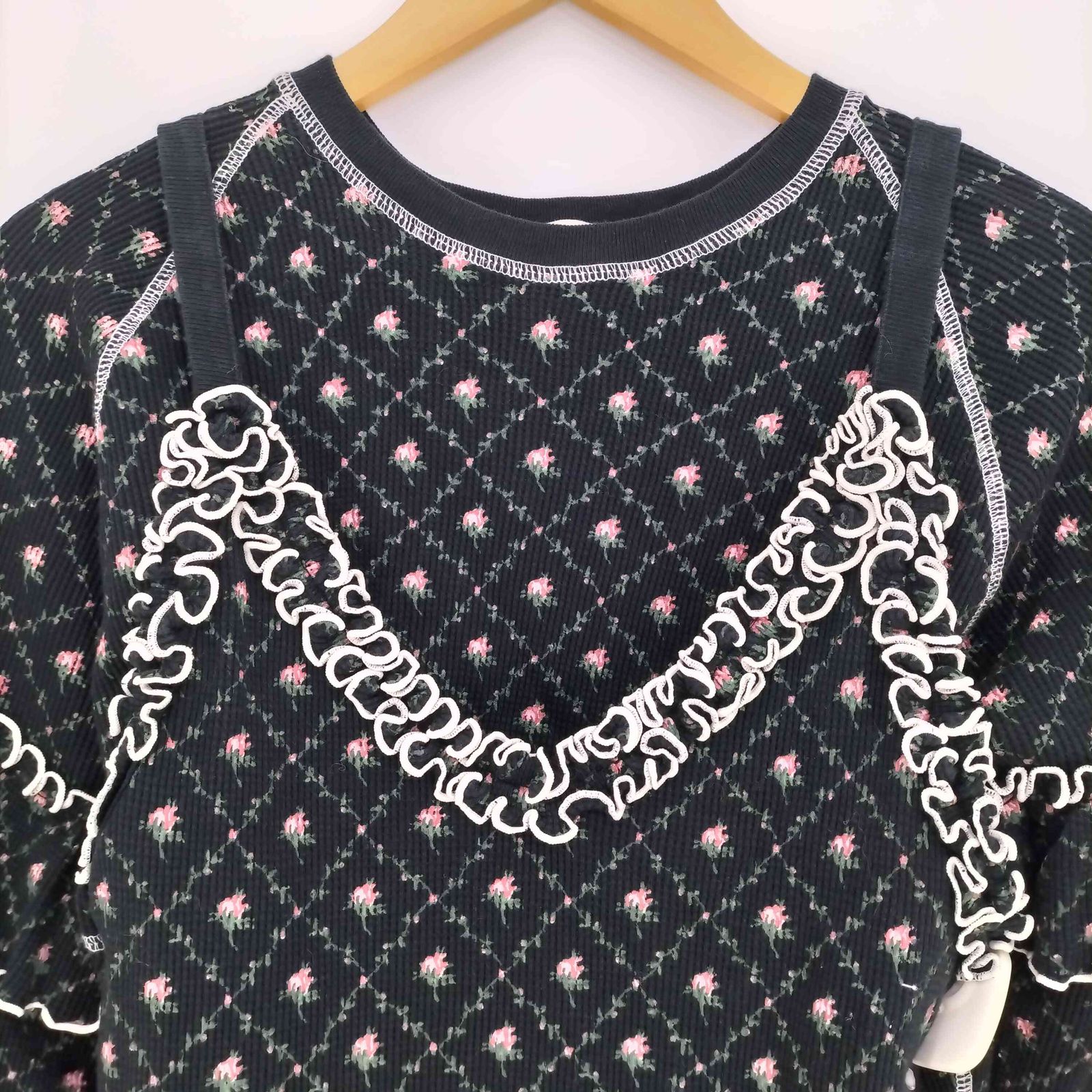 ユーズドフルギ USED古着 mag.by c フラワーサーマルキャミワンピース