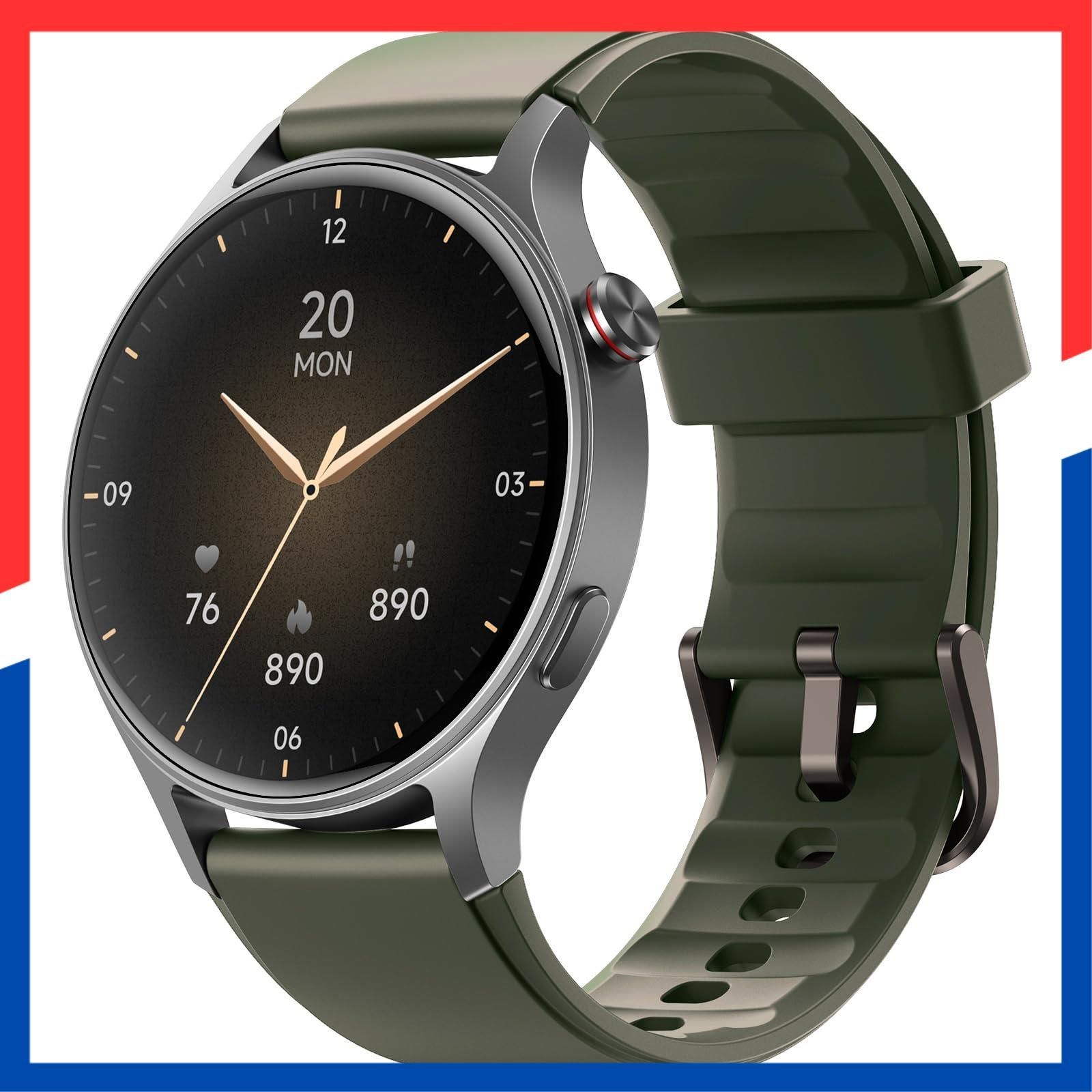 懐中電灯 リモートカメラ スマホ探し 音楽制御 160 文字盤 グリーン 天気予報 常時表示 円型腕時計IP 68防水 12日長持ち 100 種類運動モード SP 02 BPM 1 32 睡眠管理 2025新型1 32インチAMOLEDディスプレイ