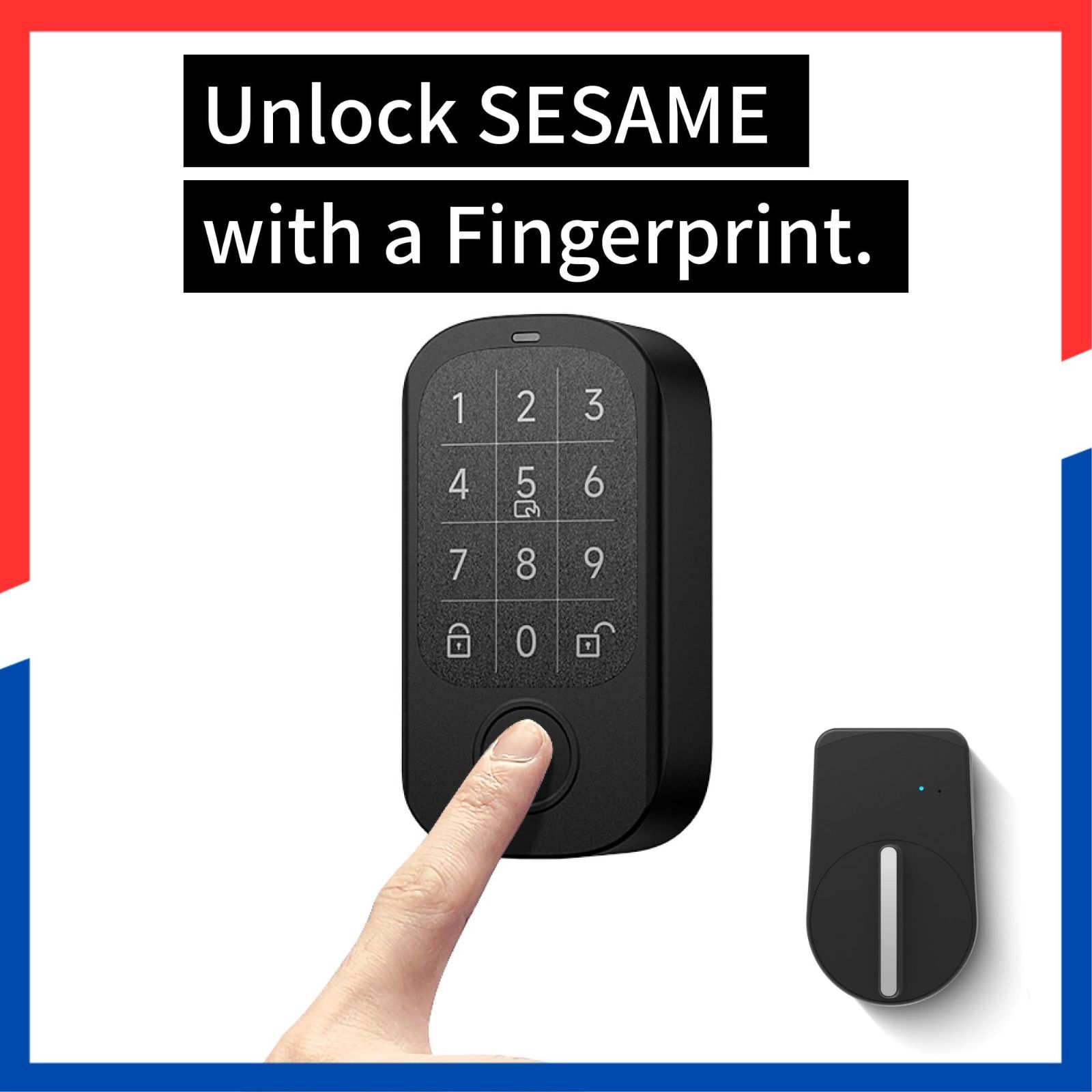 指紋認証パッド 暗証番号