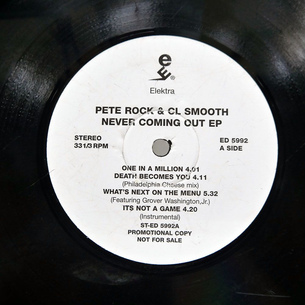 ジャンク,英 UK盤 PETE ROCK & C.L.SMOOTH/NEVER COMING OUT EP
