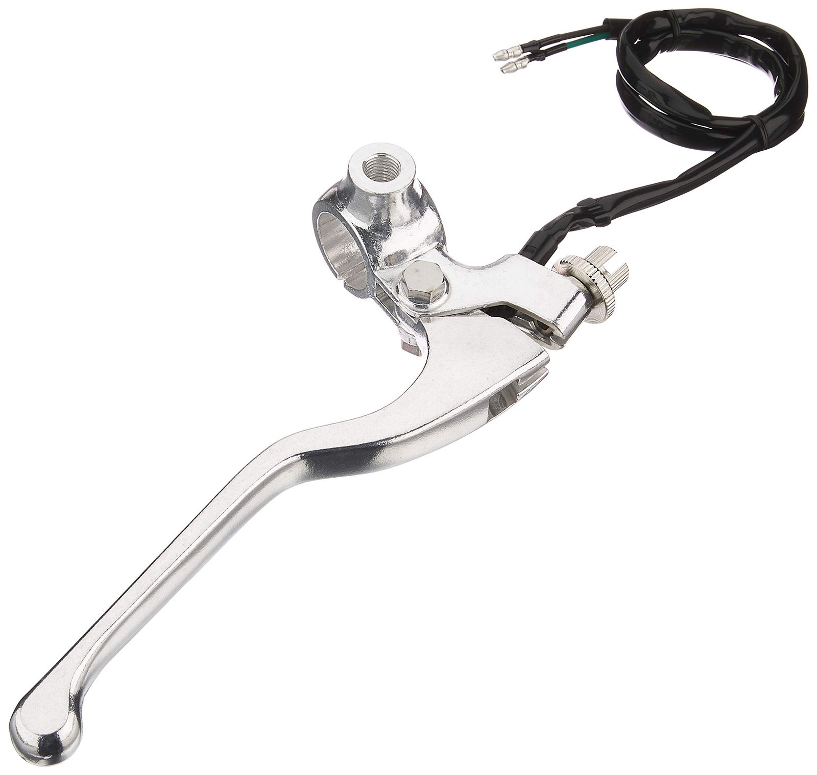 キタコ(KITACO) 右レバーu0026ホルダーセット(ロング) モンキー(MONKEY)等 ミラーホルダー付 シルバー 525-0701301