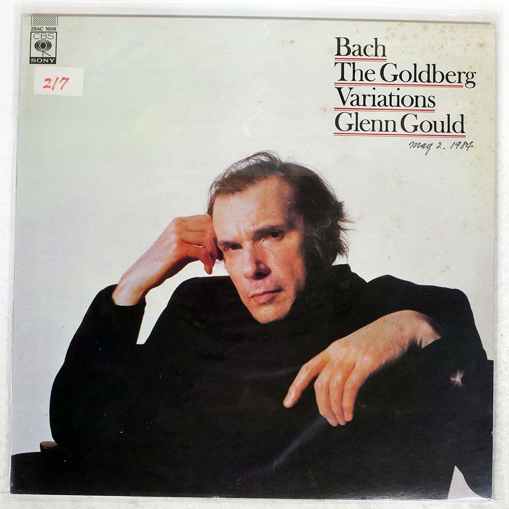 国内盤 グレングールド/バッハ : ゴールドベルク変奏曲/CBS 28AC1608