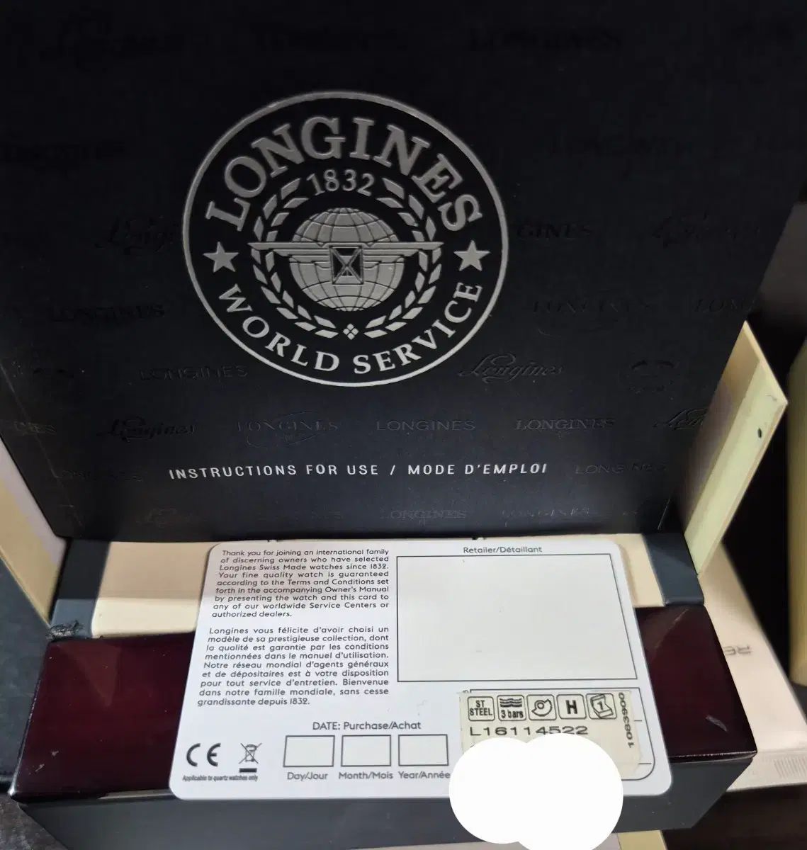  ロンジン コンクエスト ヘリテイジ 黒文字盤 35MM シンプルコーデ 自動巻き時計 腕時計(アナログ)