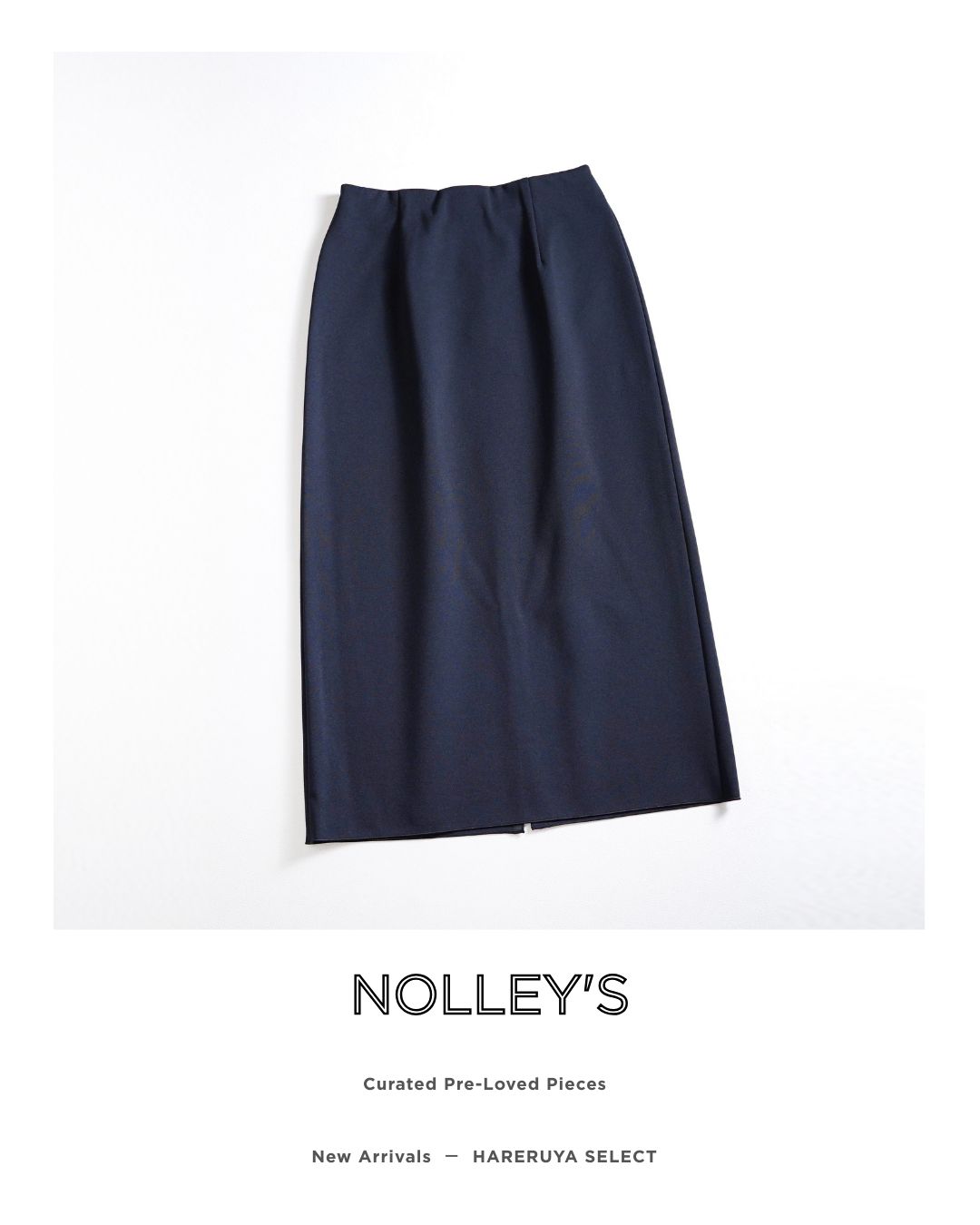 24AW ノーリーズ ウォッシャブルダブルジャージタイトミディスカート セットアップ対応》ウォッシャブルダブルジャージタイトミディスカート
