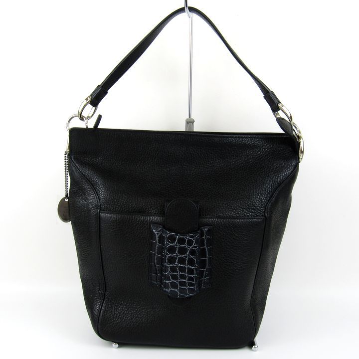 ボーグラン ショルダーバッグ レザー/クロコダイル リアルレザー