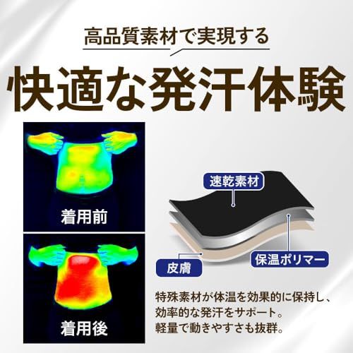 迅速に発送 爆汗滝汗サウナシャツ ヒートラップ ヒートシャツ サウナシャツ 発汗 サウナ 防臭 着圧 インナー サウナスーツ 引き締め メンズ ダイエット カード付 e 4 b 47 bf 7