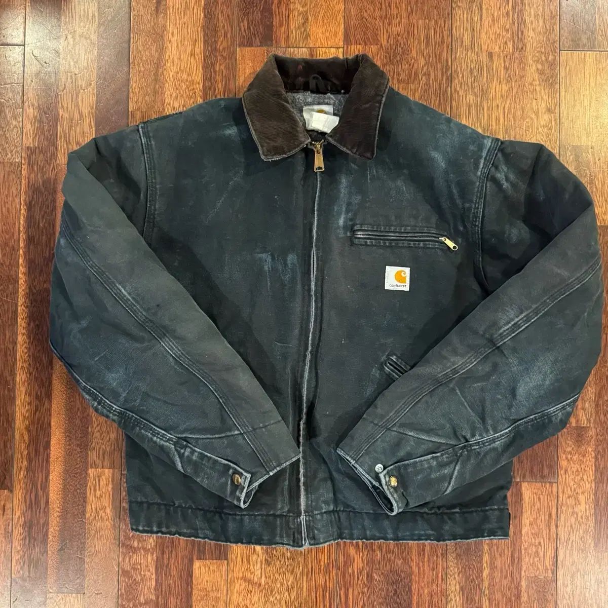42 - R Carhartt カーハート J01 BLK デトロイト ジャケット ( M L