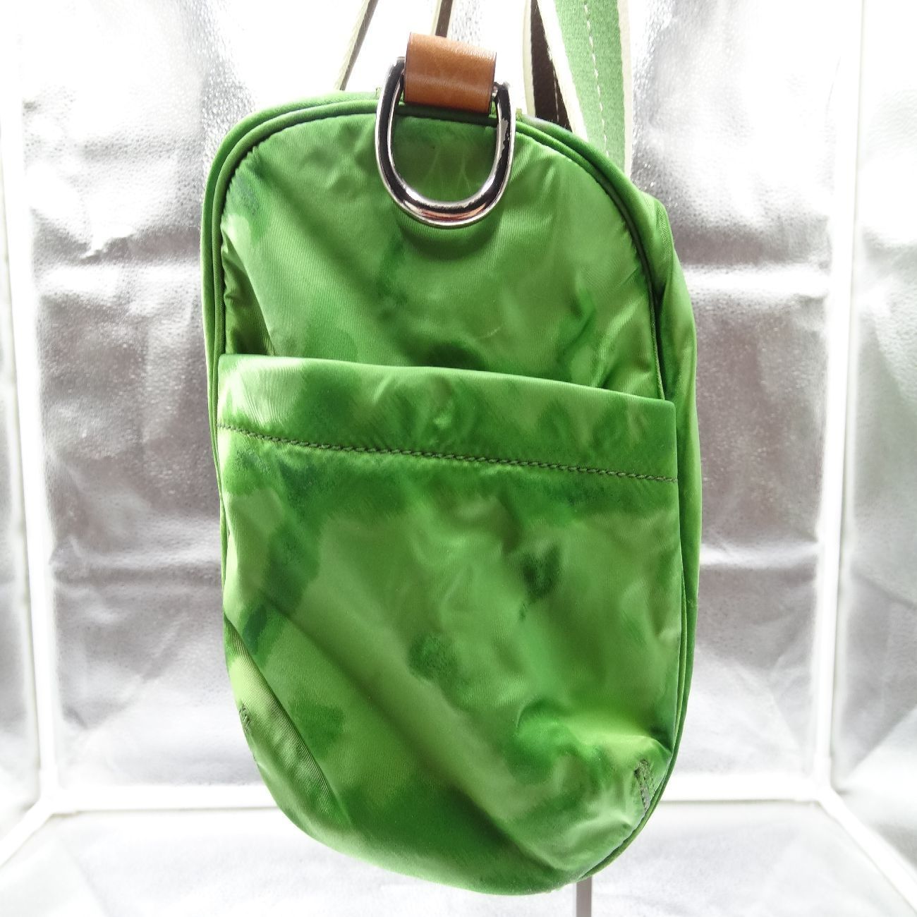 COACH コーチ ミニボストン ボストンバッグ 緑 グリーン ハンプトンズ