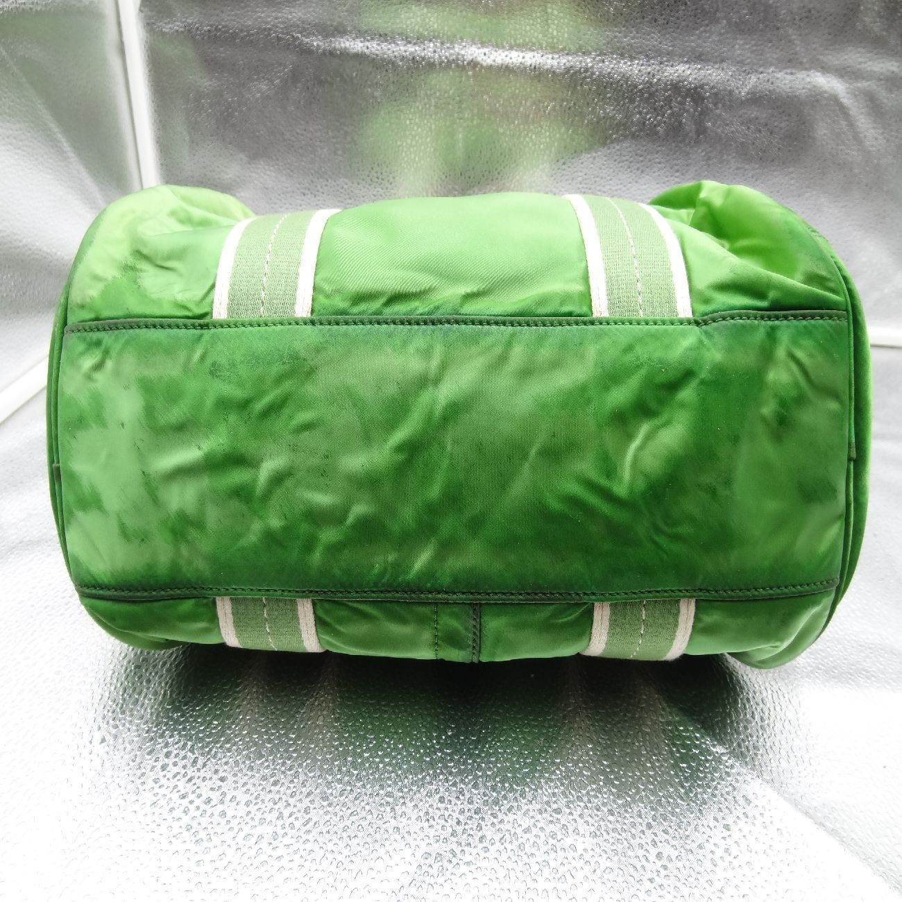 COACH コーチ ミニボストン ボストンバッグ 緑 グリーン ハンプトンズ