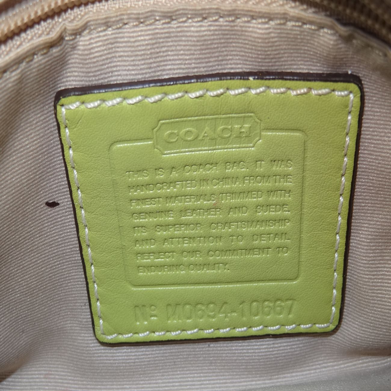 COACH コーチ ミニボストン ボストンバッグ 緑 グリーン ハンプトンズ