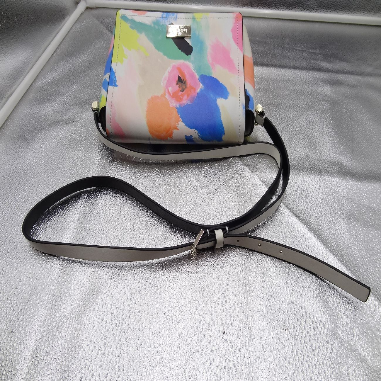 kate spade NEW YORK ショルダーバッグ レザー マルチカラー 花柄 
