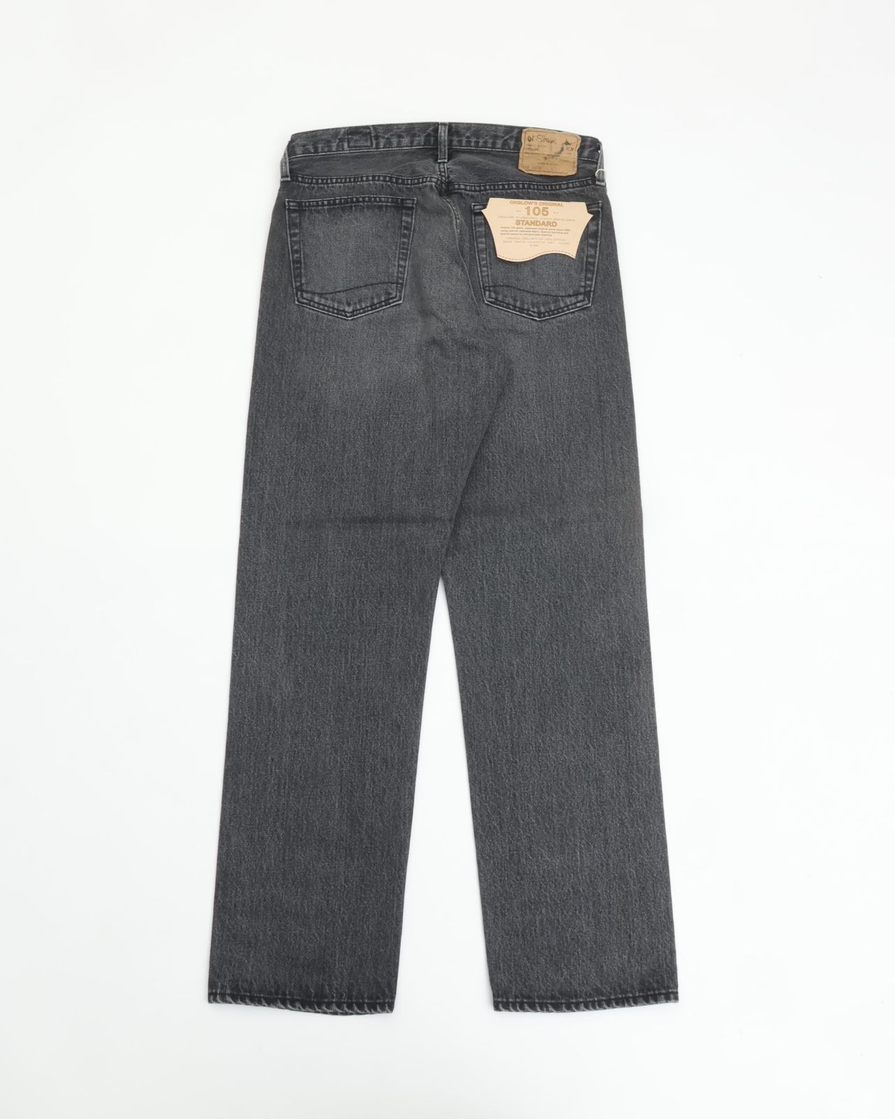 orslow オアスロウ 105 90's 5 POCKET BLACK DENIM STONE WASH