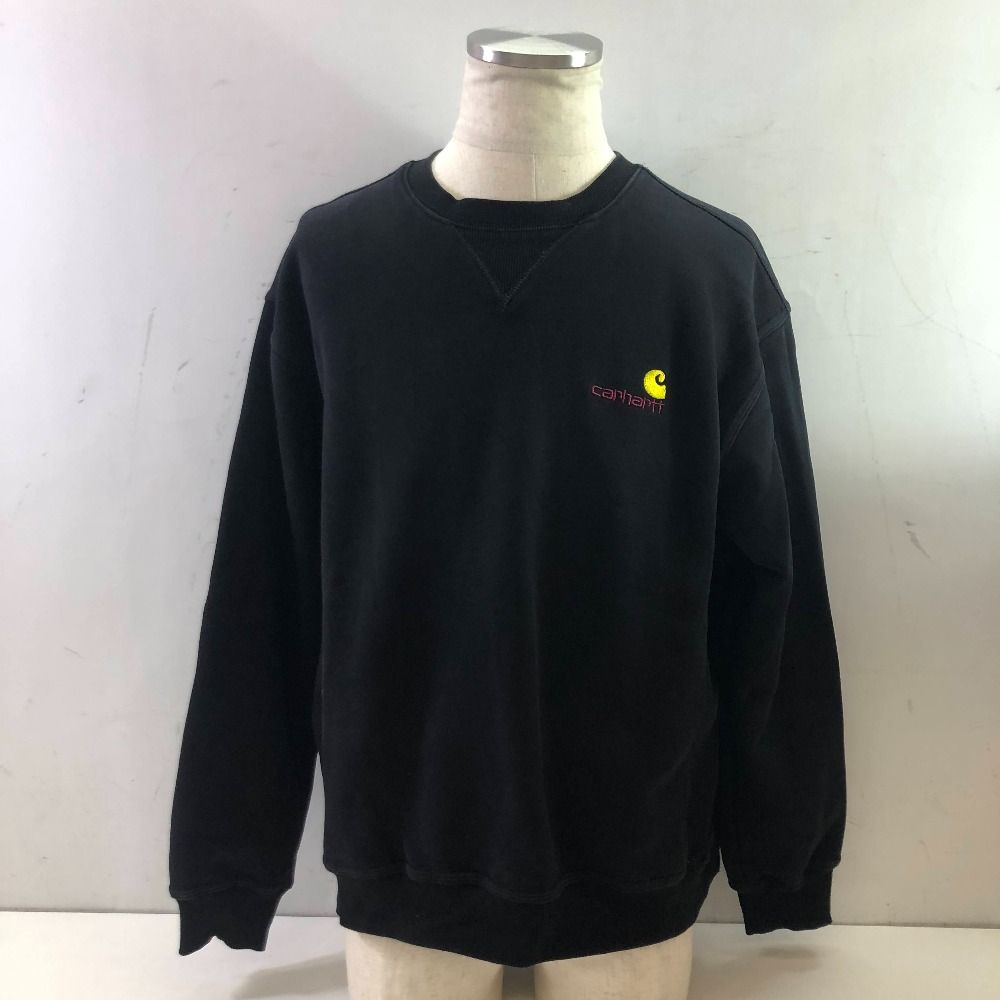 04 w 5778∞ Carhartt WIP カーハート AMERICAN SCRIPT SWEATSHIRT アメリカンスクリプト スウェット シャツ ブラック サイズM トレーナー