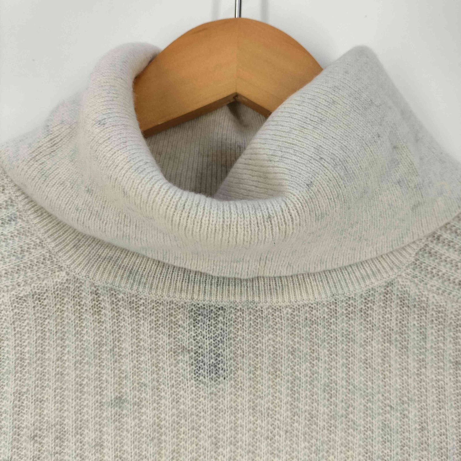 ユーズドフルギ USED古着 AQUA CASHMERE カシミヤ100% タートルネック