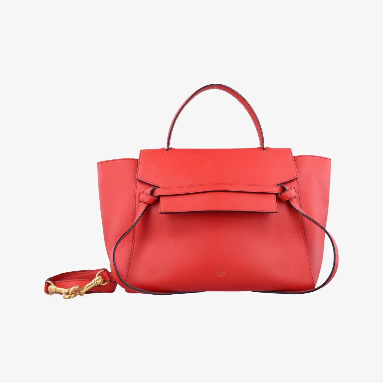 セリーヌCelineベルトミニ レッド レザー U-MP-1116 - メルカリ