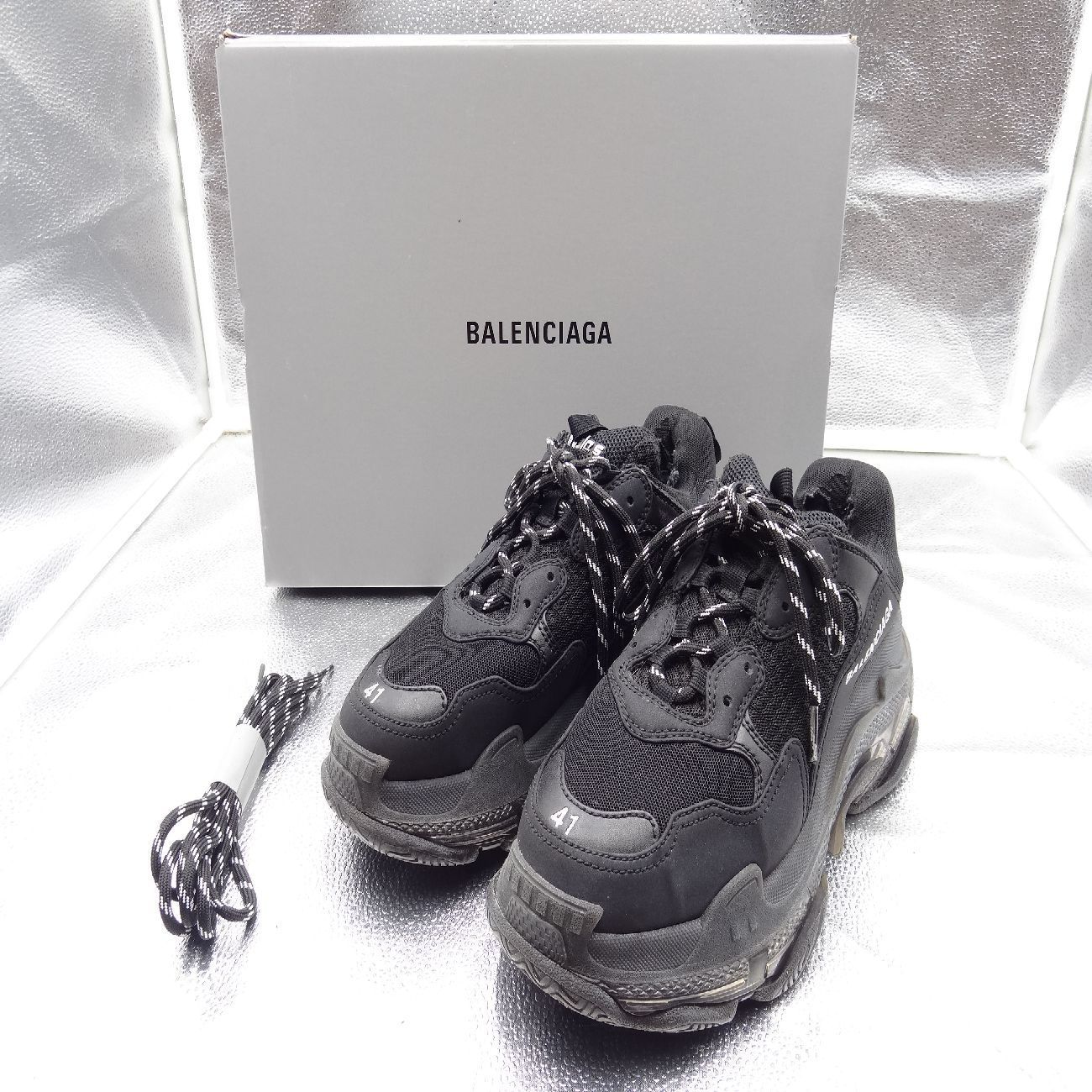 BALENCIAGA バレンシアガ tripleS トリプルエス オールブラック