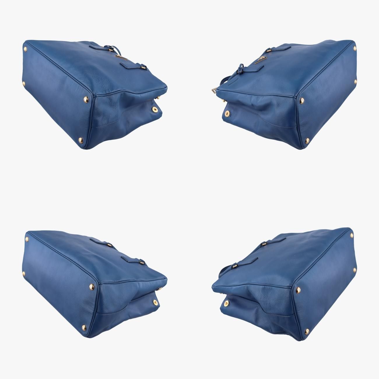 プラダPradaガレリア ブルー サフィアーノレザー BN2274 31/I - メルカリ