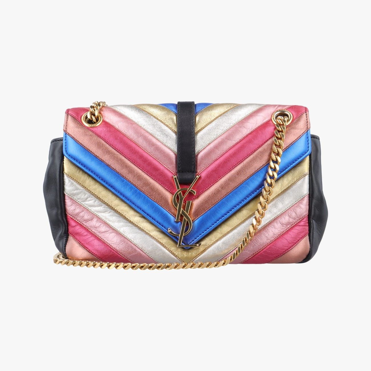 イヴサンローランYves Saint Laurentエンベロープ マルチカラー レザー 428125 .0117