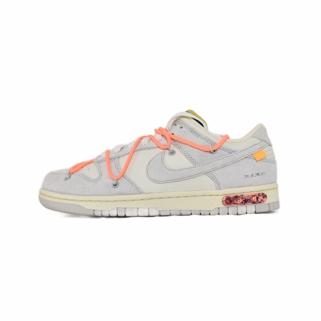 ナイキ NIKE Off-White Dunk Low 1 of 50 Lot.19 オフホワイト ダンク ロー ロット19 スニーカー US 8 グレー DJ 0950-119 GY 51
