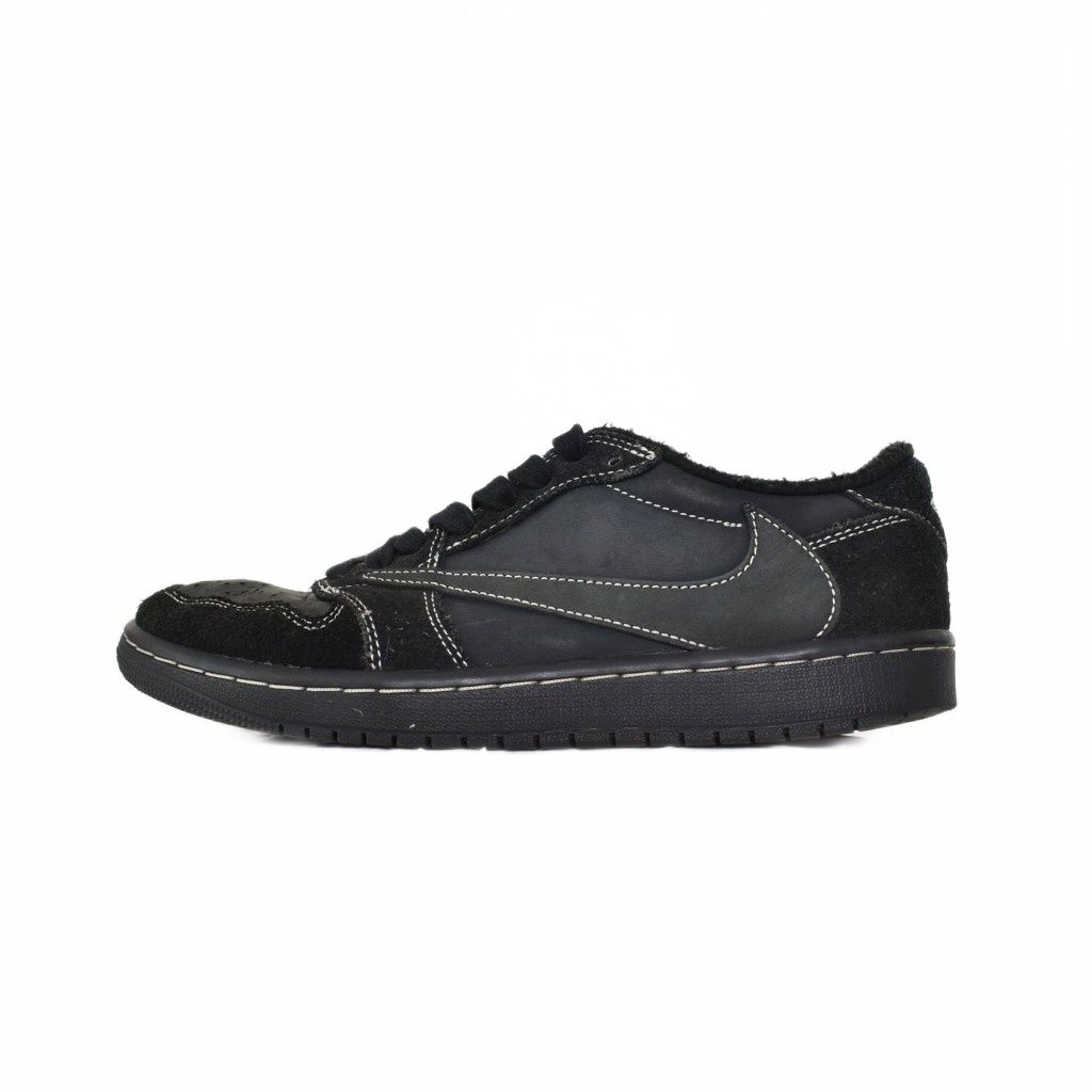 ナイキ NIKE Travis Scott Air Jordan 1 Low OG SP Black Phantom トラヴィススコット エアジョーダン1 ロー ブラックファントム スニーカー US 7.5 黒 ブラック DM 7866-001 GY 51