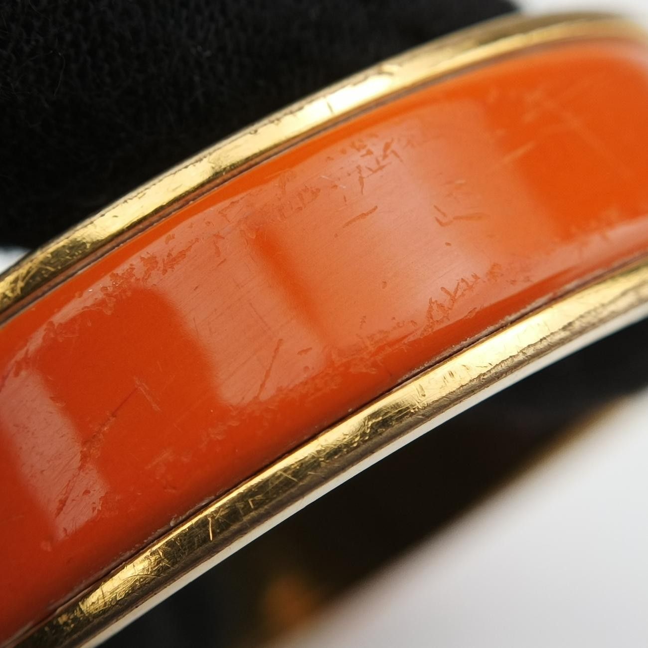 エルメスHermesクリッククラック オレンジ×ゴールド GP FI 01 25