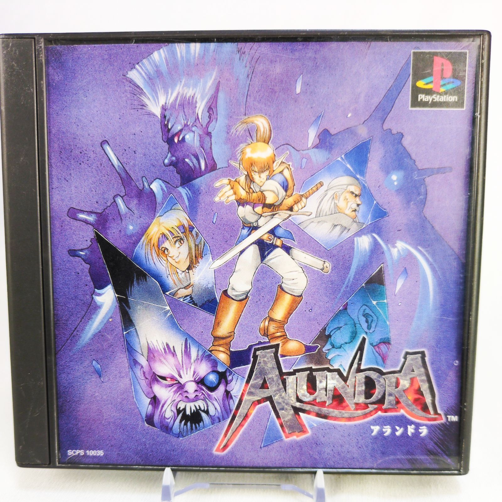 PS1 ALUNDRA アランドラ 根強い人気の名作RPG マップ付き 起動確認済み