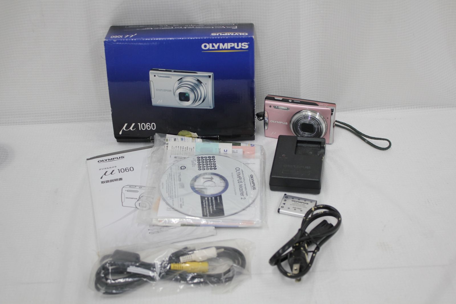 返品保証】 【元箱付き】オリンパス Olympus μ 1060 7x ピンク