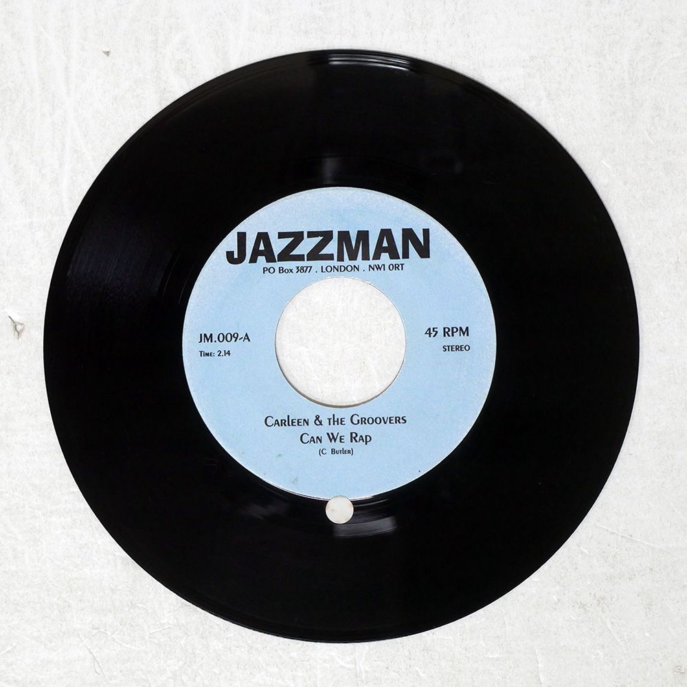 英 UK盤 CARLEEN&GROOVERS/CAN WE RAP / RIGHT ON/JAZZMAN JM009 7