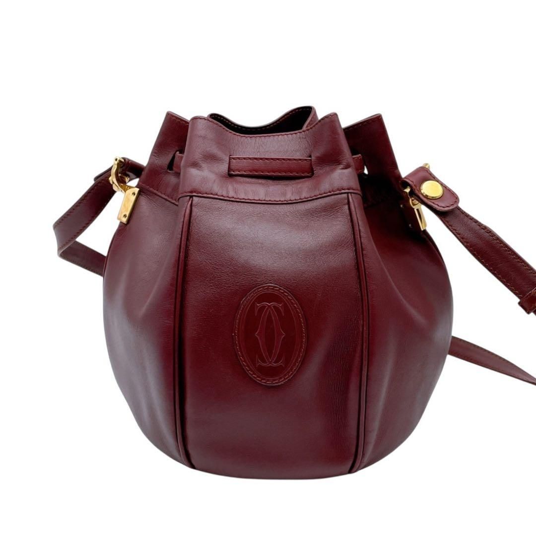 価格交渉/質問大歓迎♪】カルティエ マストライン 巾着 ショルダー