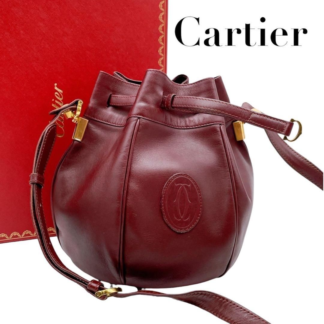 価格交渉/質問大歓迎♪】カルティエ マストライン 巾着 ショルダー